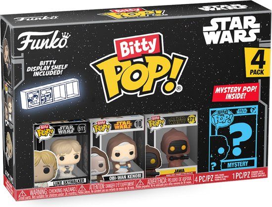 Funko Star Wars - Bitty POP! 4-Pack Luke Verzamelfiguur