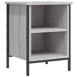 VidaXL Schoenenkast 38x35x50 cm bewerkt hout grijs sonoma eikenkleurig