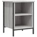 VidaXL Schoenenkast 38x35x50 cm bewerkt hout grijs sonoma eikenkleurig
