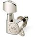 Schaller M6 135 Nickel 6L petit bouton métallique mécaniques pour guitare électrique et acoustique