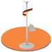 PureMounts PM-SOM-061 Standaard compatibel met SONOS ONE en SONOS PLAY:1™, hoogte: 716 mm, geïntegreerde kabelgeleiding, draagvermogen: 3 kg, wit.