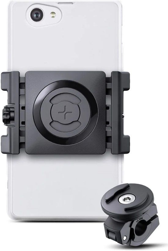 SP Connect Mirror Mount Bundle met Universal Clamp SPC+ Telefoonhouder Scooter - Zwart