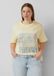 QS s.Oliver QS T-Shirt Vrouwen Katoen Licht Citroen