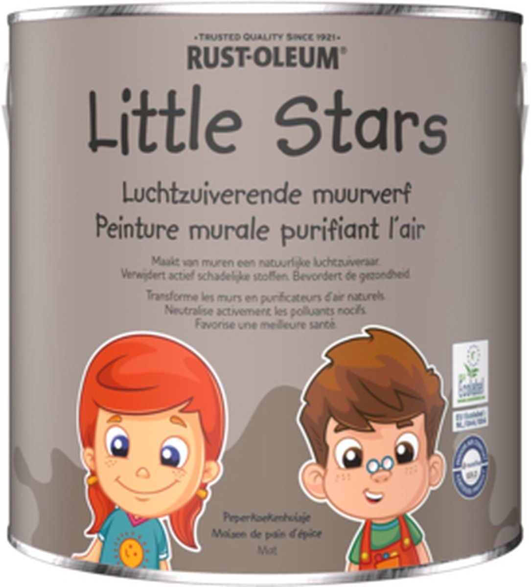 Rust-oleum Little Stars Luchtzuiverende muurverf voor kinderkamer - 5413436067212