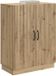 vidaXL Dressoir Artisanaal eiken 66 x 34,5 x 87 cm Bewerkt hout