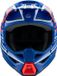 Alpinestars S-M3 Youth Wurx Blauw Rood Wit Zwart Offroad Helm