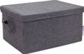 bigso box of sweden Zachte stof opbergdoos met deksel, Polypropyleen, 15 l, 40 x 30 x 22 cm