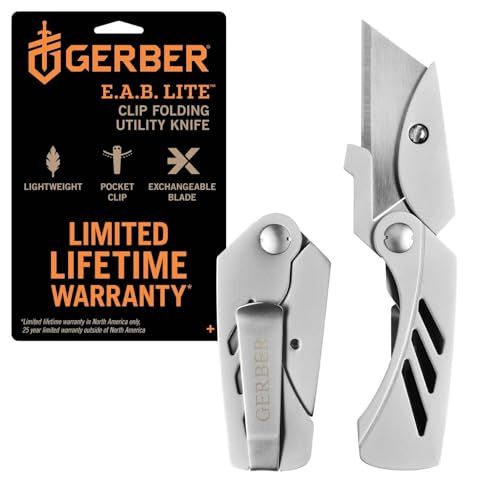 Gerber EAB Utility Lite - Klapmes - 3.8 cm - Zilver
