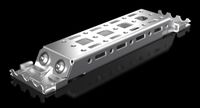 Rittal AX 2394.210 Montagerails Plaatstaal 4 stuk(s)
