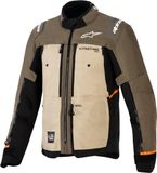 Alpinestars Cusco Drystar waterdichte motorfiets textieljas - Bruin/grijs - S