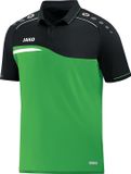 Jako Competition 2.0 Polo Heren Zwart Polyester Maat 4XL