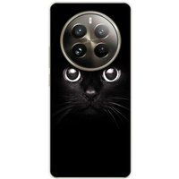 Realme Siliconen hoesje compatibel met Realme 12 Pro 5G, Realme 12 Pro Plus 5G Cat Eyes