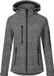 IMBRETEX SAS Veste softshell d'extérieur pour femme avec capuche amovible Gris chiné - XL