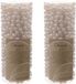 Decoris guirlande de perles - 2x - blanc - 10 mètre - plastique - brillant