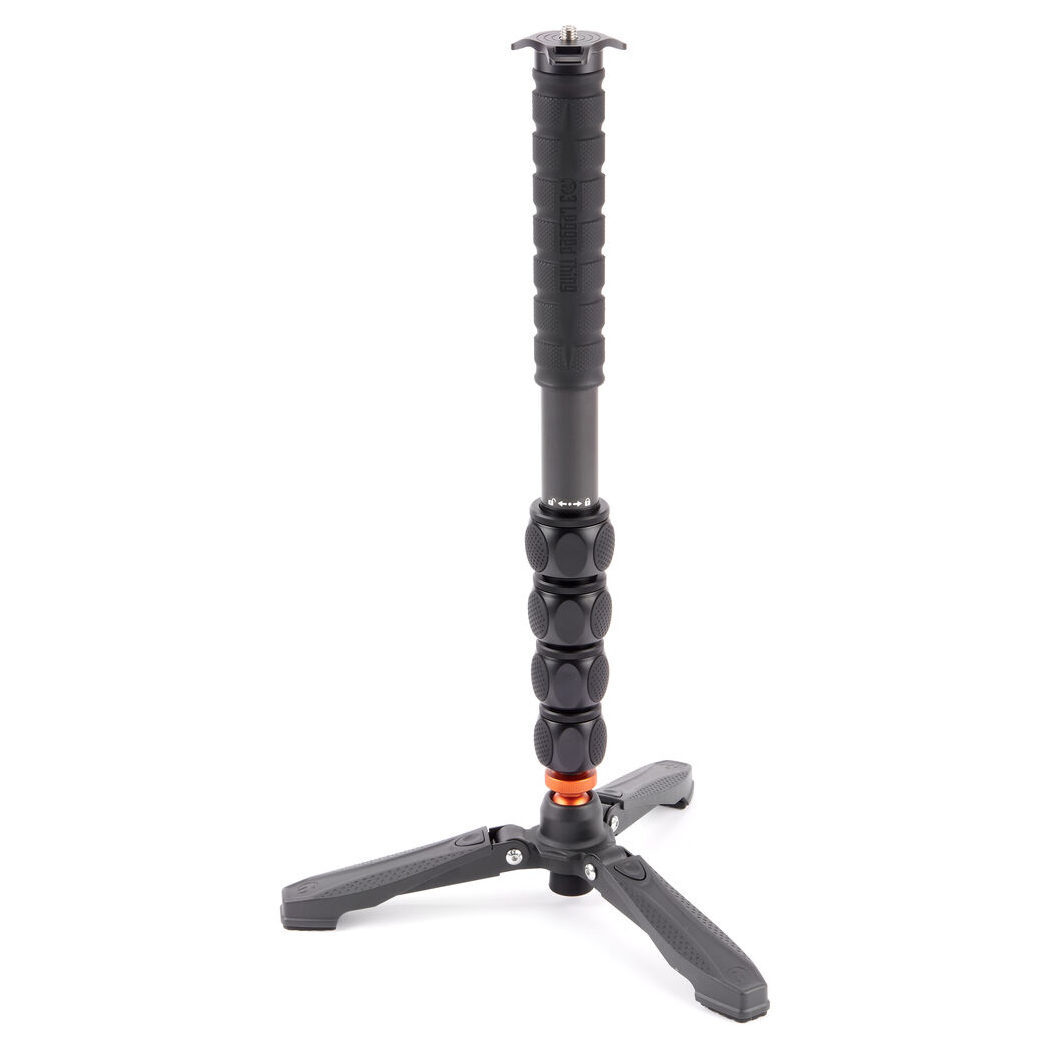 3 Legged Thing Alan 2.0 Monopod & Docz2 Foot Stabilizer Zwart Darkness