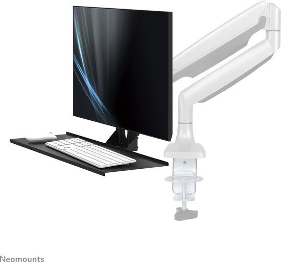 Neomounts KEYB-V200BLACK Toetsenbord-/muishouder - Zwart