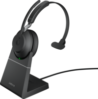 Jabra Evolve2 65 - UC Mono - Draadloze Headset - Zwart