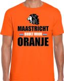 Bellatio Decorations Shoppartners Bv Oranje supporter t-shirt voor heren - Maastricht brult voor oranje - Nederland supporter - EK/ WK shirt / outfit M