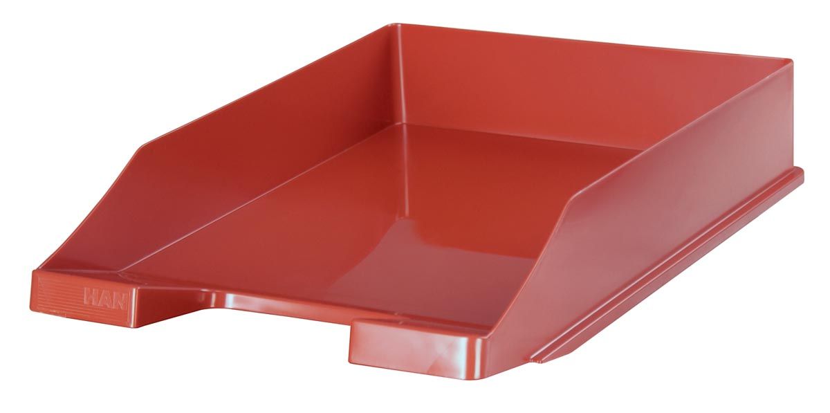 HAN C4 Brievenbak Rood A4 kunststof 25 5 x 34 8 x 6 5 cm