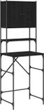 vidaXL Meuble pour machine à laver Chêne noir 68 x 48,5 x 194 cm