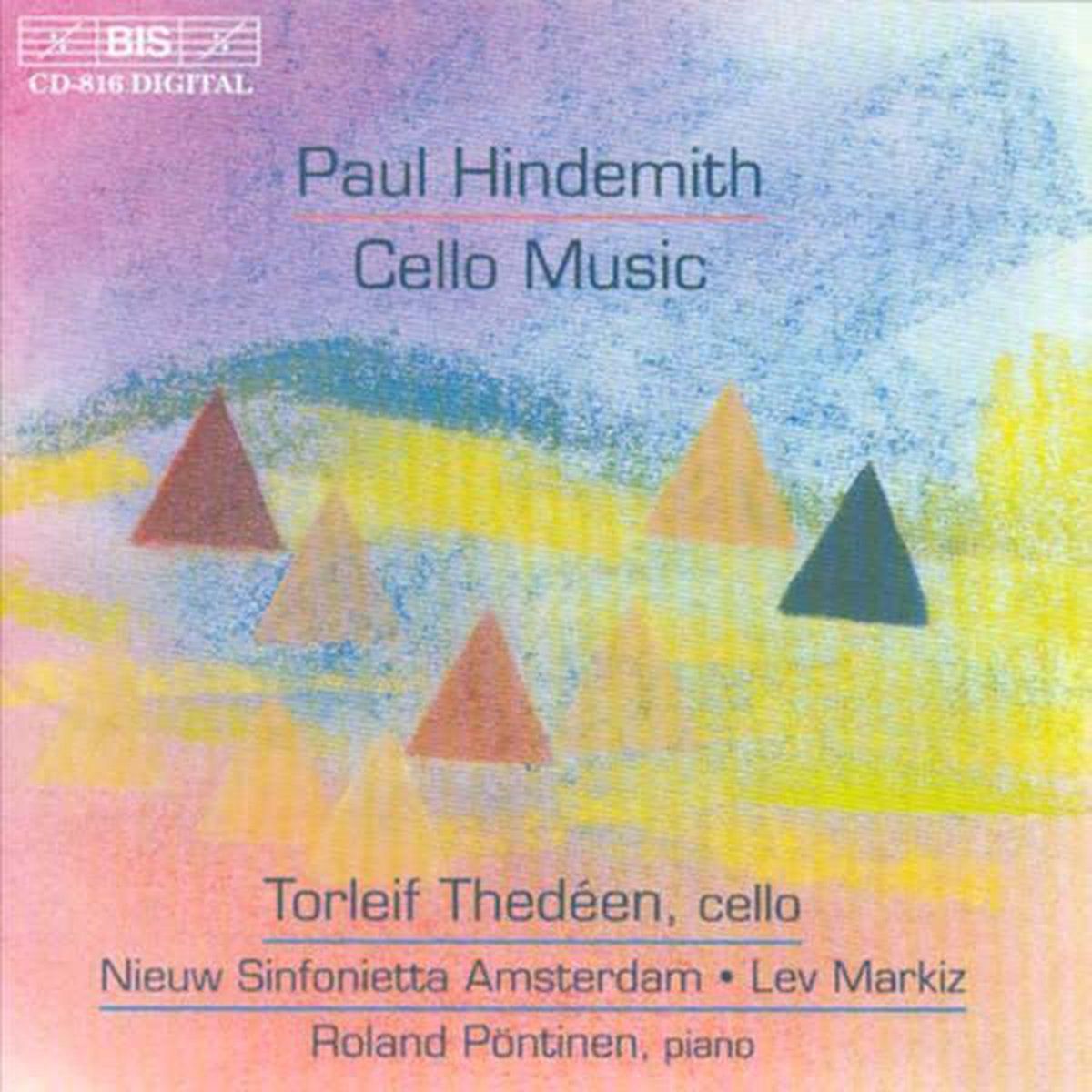 OUTHERE Hindemith: Cello Music / Thedeen, Pontinen, Markiz, et al
