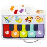 winfun 46878 Pianospeelgoed voor baby's met licht en melodieën voor het kinderbed, meerkleurig, eenheidsmaat