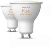 Philips Hue White Ambiance GU10 Spot - 2-pack - Warm tot Koelwit Licht - Smart Home - LED