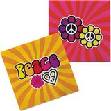 Boland - Set 20 papieren servetten Hippie