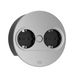 Bachmann Bach Twist2 2x230V Rond Zilver 2m RA Met Montagestekker