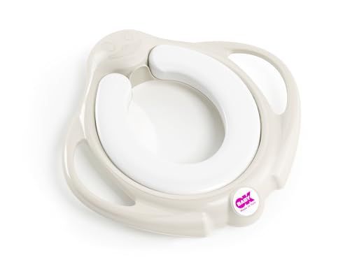 OKBABY Pinguo Soft - Toiletverkleiner met comfortabele en ergonimische zitting - wit