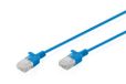 DIGITUS Icecat Patchkabel CAT 6 U-UTP Slim 5m Blauw