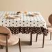 NOUS Living Tess katoenen tafelkleed - bruin