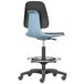 Bimos Chaise d'atelier Labsit, roues autobloquantes, repose-pieds