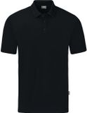 Jako Organic Polo Stretch Heren - Zwart | Maat: M
