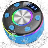 Enceinte Bluetooth portable sans marque avec protection étanche IPX7 et éclairage LED pour douche - Boîte à musique