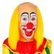 Finidi Kale kop pruik clown met geel haar