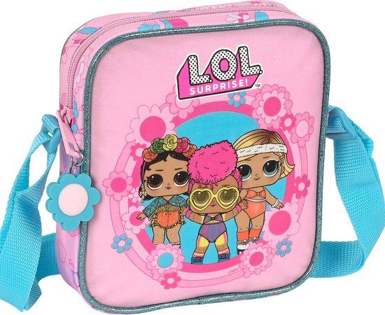 LOL Surprise! Glow Girl Mini Schoudertas - Roze - 18x16x4 cm - Polyester