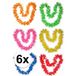 Merkloos / Sans marque Hawaii slingers of bloemenkransen pakket - 6x stuks - mix kleuren