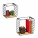 Relaxdays Wandplank, Set van 2, Industrieel, Metaal & MDF, Zwart/Lichtbruin