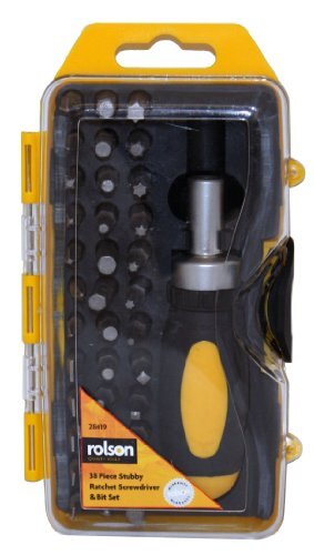 Rolson Tools 28419 Stubby Schroevendraaierset - 38 stuks