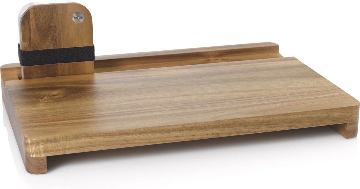 AdHoc Cotto Snijplank met Lunchbox - Acaciahout - Bruin