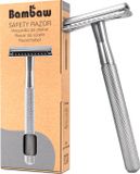 Bambaw Metalen Scheermes – Safety Razor Mannen & Vrouwen – Zilver