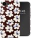 Selencia Hoesje - Geschikt voor Apple iPhone 17e / 16e - Backcover geschikt voor MagSafe - Choco Flower Pop