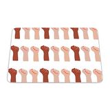 Bonamaison Muismat, rechthoekig, digitaal bedrukt, antislip onderkant, voor kantoor en thuis, afmetingen: 22 x 18 cm
