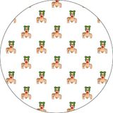 Bonateks Ronde digitaal bedrukte muismat