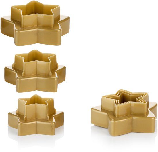 Tescoma koekjesvorm, kunststof, goud, 20 x 13 x 4,5 cm