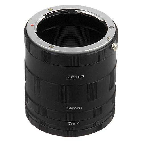 Fotodiox Macro Extension Tube Set voor Sony E-mount (MACRO-TUBE-NEX) - Zwart - Metaal
