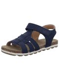 Vado Sandalen 'Sandale Mädchen 58402 162 Nubukleder in blau' blauw