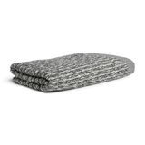 Möve Brooklyn Pinstripe badhanddoek 80 x 150 cm in Nature/Black