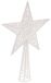 Feeric lights & Christmas Feeric Christmas Kerstboom piek - Ster vorm - Wit - Kunststof - 37,5 cm